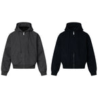 Diamond patterned jacket with zipper sweatshirt for men