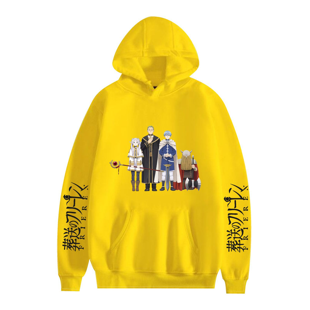 Fulie Cartoon Print Fashion Loose Sweatshirt Men