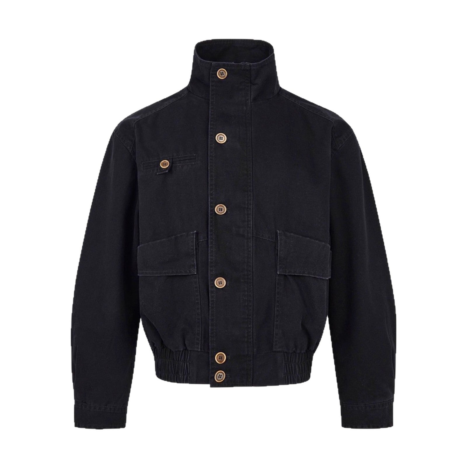 Harrington Jacket Men Autumn Street Washed Workwear Baseball Jacket Clean Fit Pilot Jacket