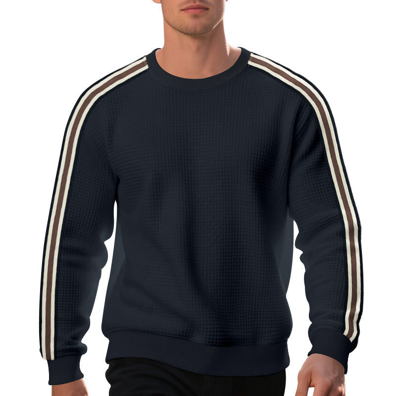 Round neck casual sports breathable sweatshirt for men