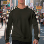 Round neck casual sports breathable sweatshirt for men