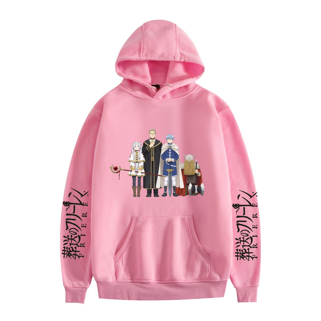 Fulie Cartoon Print Fashion Loose Sweatshirt Men