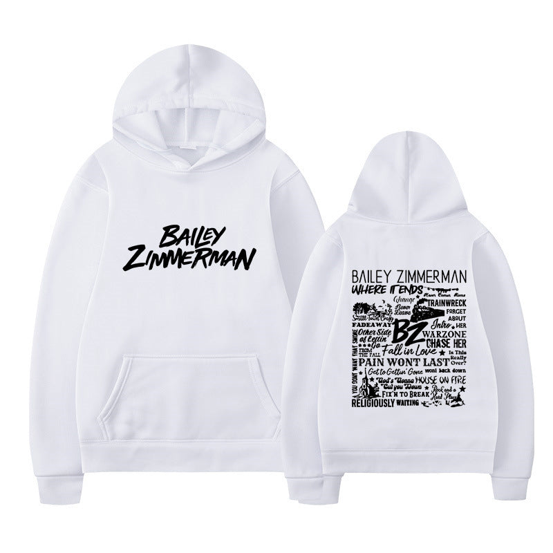 Bailey Zimmerman Loose and Comfortable Hoodie for Men and Women