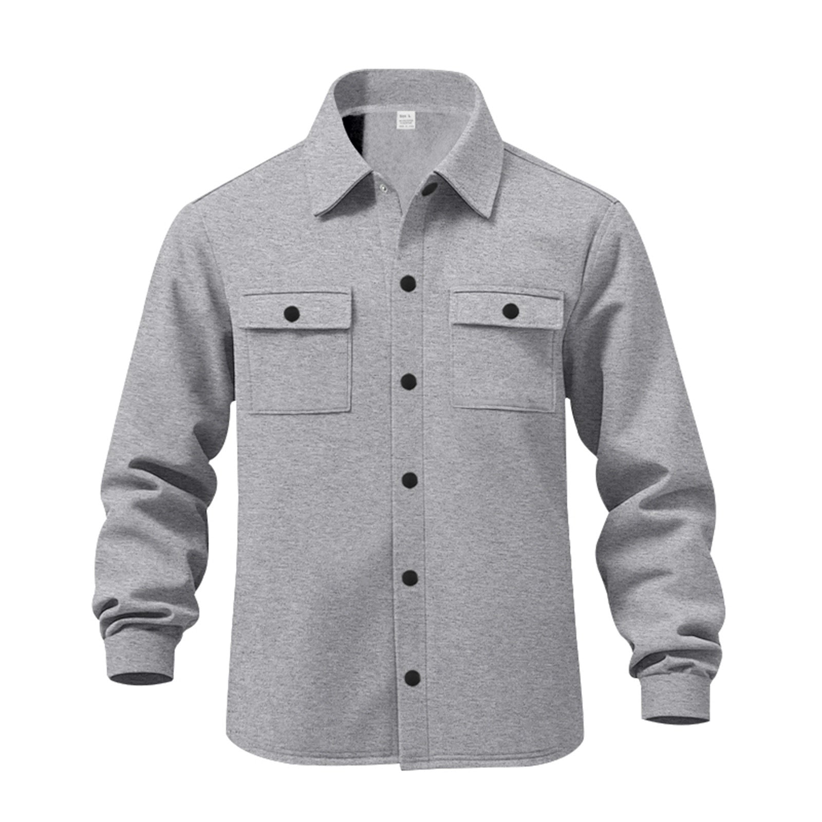 American casual men's single breasted solid color casual jacket jacket for men