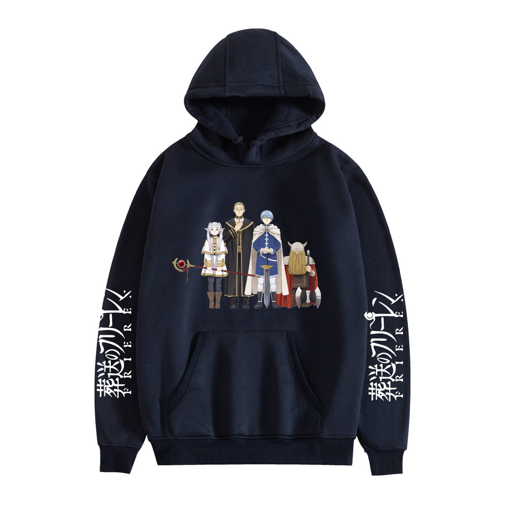 Fulie Cartoon Print Fashion Loose Sweatshirt Men