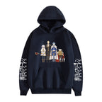 Fulie Cartoon Print Fashion Loose Sweatshirt Men