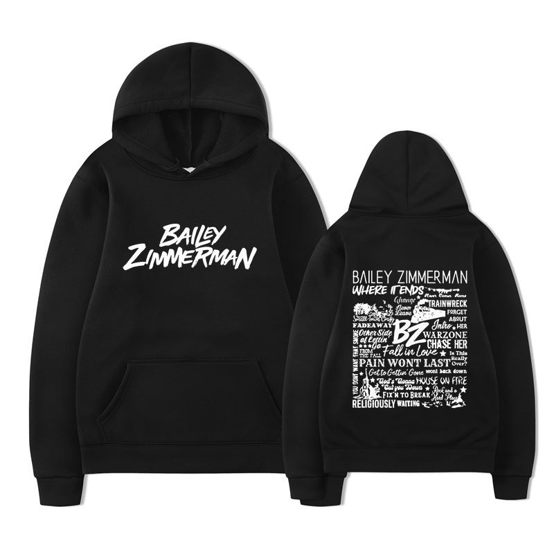 Bailey Zimmerman Loose and Comfortable Hoodie for Men and Women