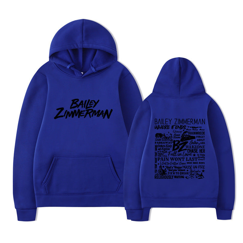 Bailey Zimmerman Loose and Comfortable Hoodie for Men and Women