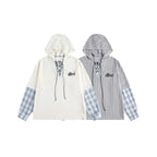 Fake two hoodies for men and women