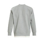 Henry collar undershirt fake two hoodies men