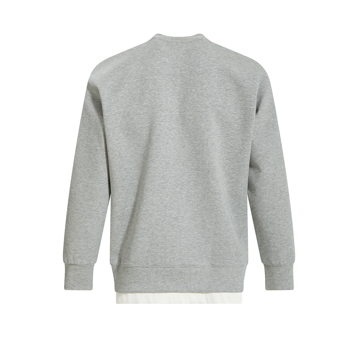 Henry collar undershirt fake two hoodies men