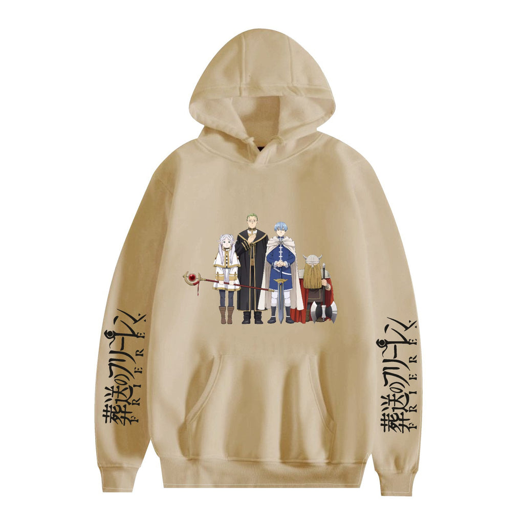 Fulie Cartoon Print Fashion Loose Sweatshirt Men