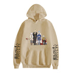 Fulie Cartoon Print Fashion Loose Sweatshirt Men