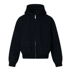 Diamond patterned jacket with zipper sweatshirt for men