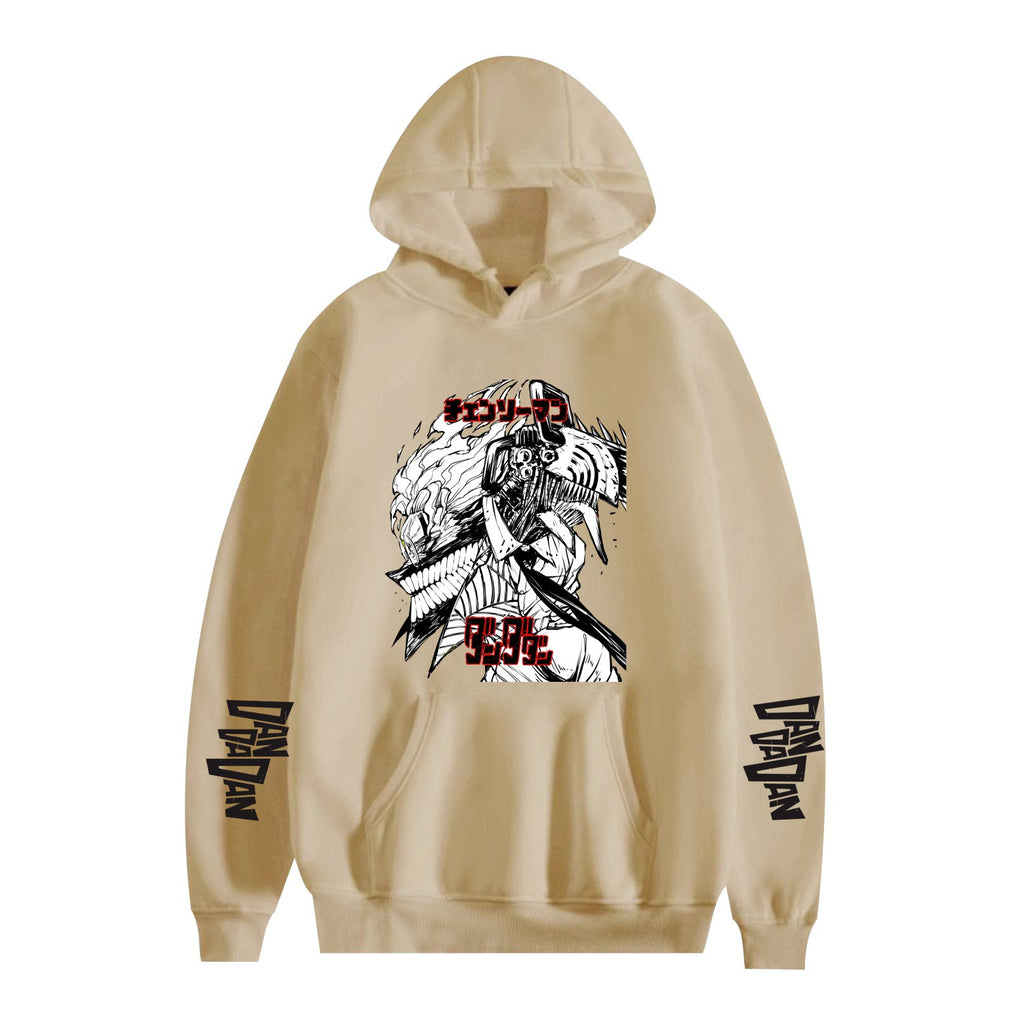 Cartoon Print Fashion Loose Hoodie for Men