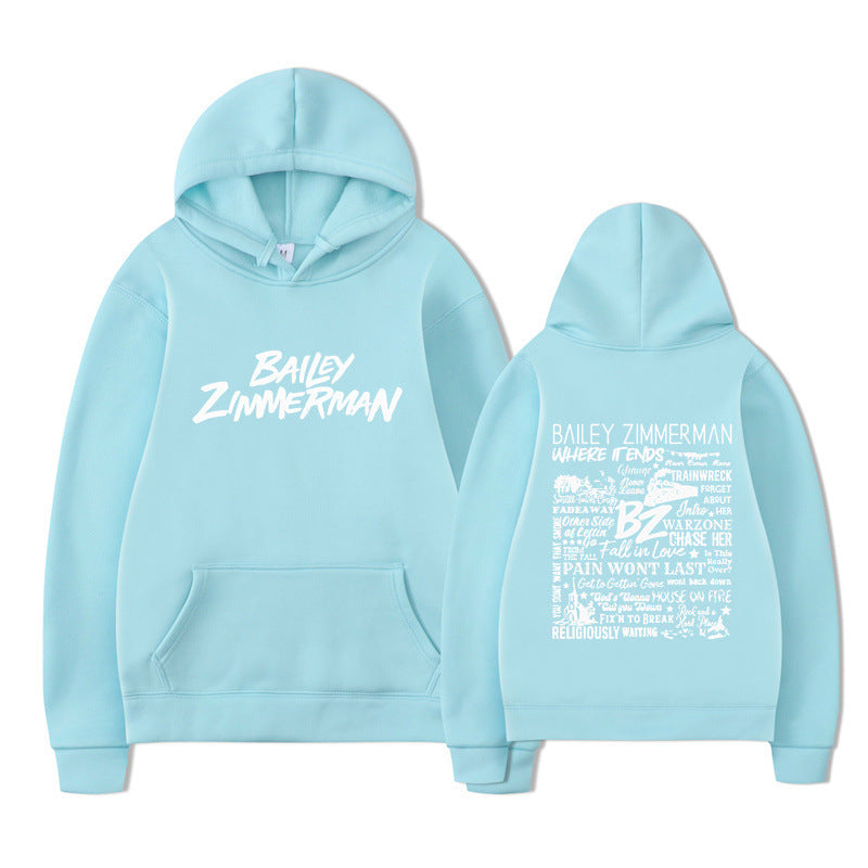 Bailey Zimmerman Loose and Comfortable Hoodie for Men and Women