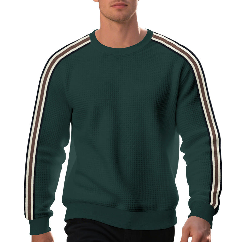 Round neck casual sports breathable sweatshirt for men