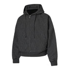 Diamond patterned jacket with zipper sweatshirt for men