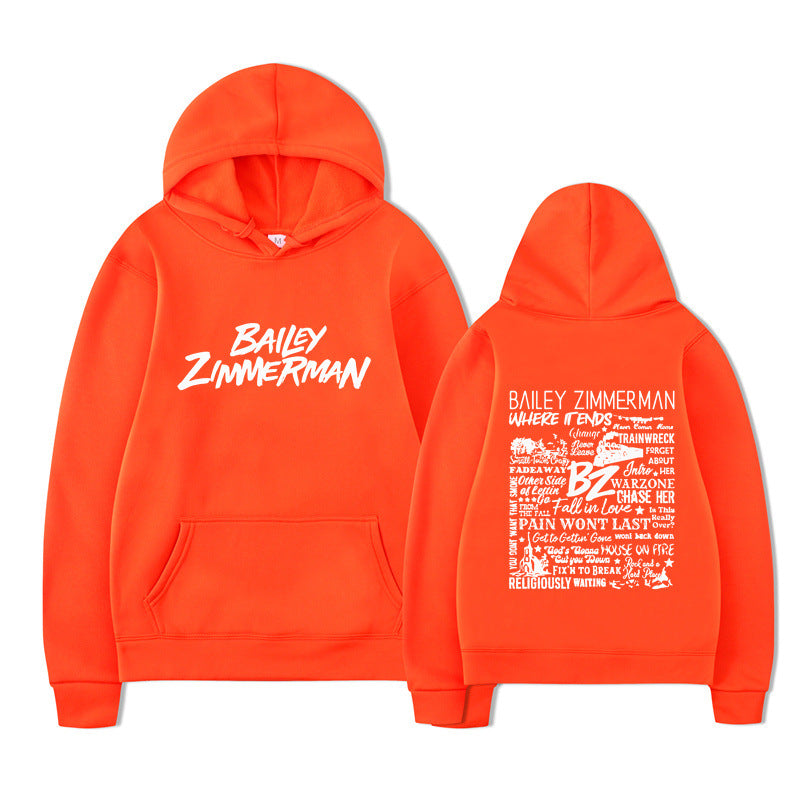 Bailey Zimmerman Loose and Comfortable Hoodie for Men and Women