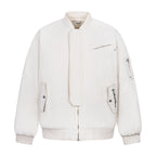 Letter embroidery stand collar jacket for men and women