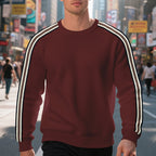 Round neck casual sports breathable sweatshirt for men