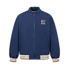 Ethnic style standing collar jacket for men