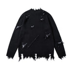 Tassel sweater thick knit sweater for men