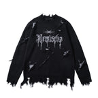 Tassel sweater thick knit sweater for men