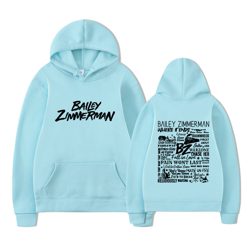 Bailey Zimmerman Loose and Comfortable Hoodie for Men and Women